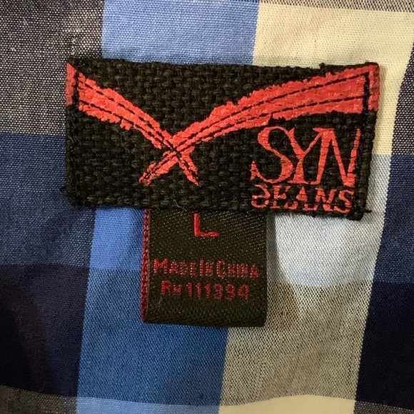 Syn Jeans Men’s Snap Front Shirt - Picture 12 of 16